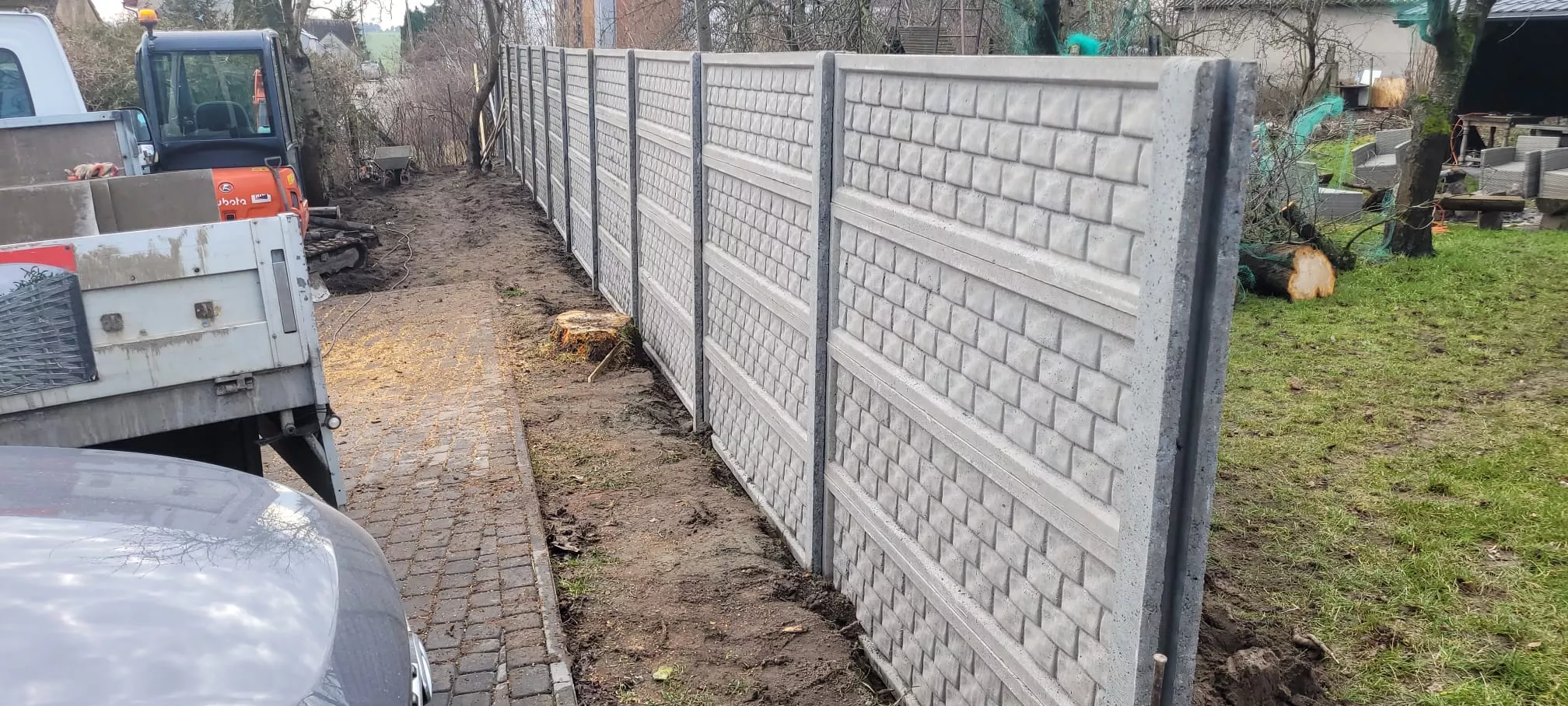 Ogrodzenie betonowe Dragon Ogrodzenia realizacja zdjecie 31