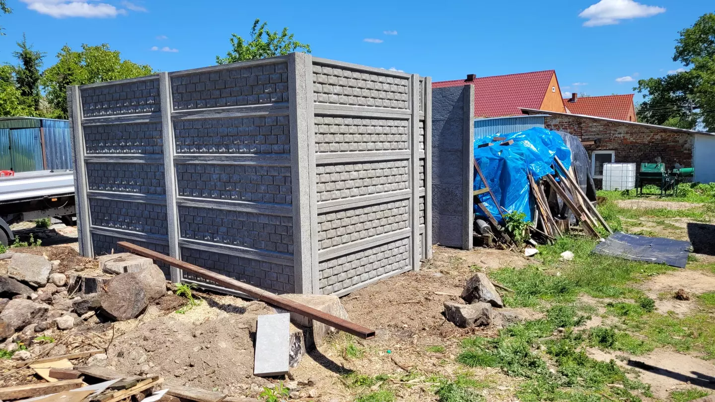 Ogrodzenie betonowe realizacja Walcz okolice Dragon Ogrodzenia zdjecie 8